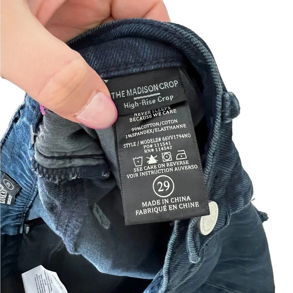 Blank NYC • The Madison On A Roll High Rise Crop Jeans - Picture 8 of 11